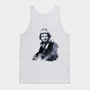 Merle Haggard - An illustration by Paul Cemmick Tank Top